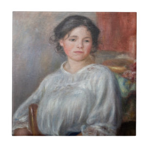 Carreau Pierre-Auguste Renoir - Jeune Femme Assis