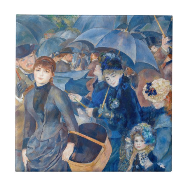 Carreau Pierre-Auguste Renoir - Les Parapluies (Devant)