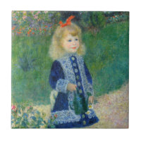 Pierre-Auguste Renoir - Une fille avec une canne d