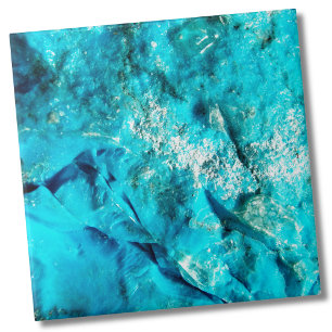 Carreau Pierre bleue de minerai de turquoise d'Aqua