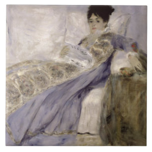 Carreau Pierre une Madame Monet de Renoir sur un sofa