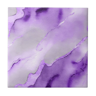 Carreau Pierres de marbre violet Carrelage en céramique