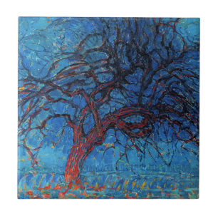 Carreau Piet Mondrian, Soirée : Arbre Rouge