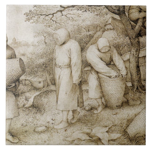 Carreau Pieter Bruegel l'aîné - les apiculteurs (Devant)