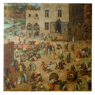 Carreau Pieter Bruegel l'aîné - les jeux des enfants