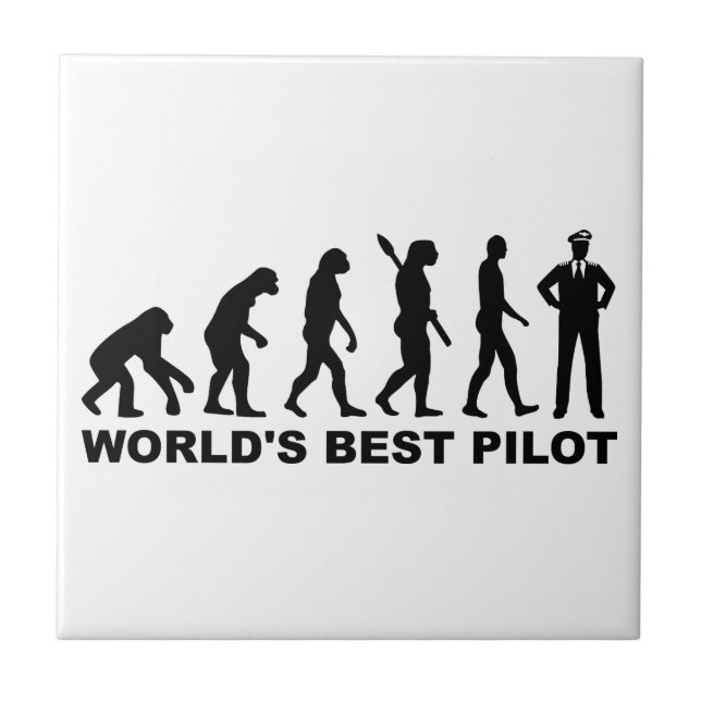 Carreau Pilote du monde d'évolution le meilleur (Devant)