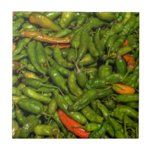 Piments à vendre au marché