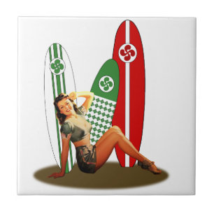 Carreau Pin-up Basque France