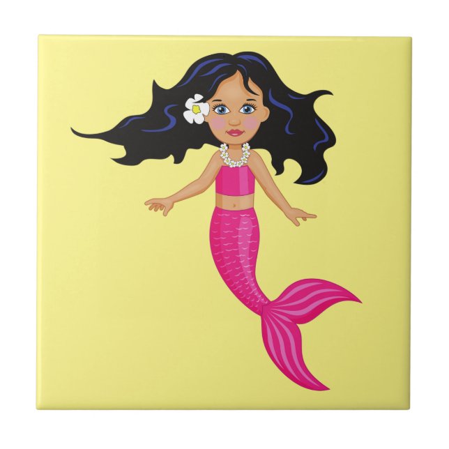 Carreau Pink Mermaid (Devant)