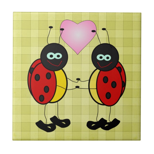 Carreau Pique-nique Lovebugs (Devant)