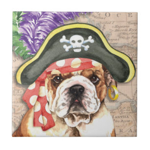Carreau Pirate de bouledogue