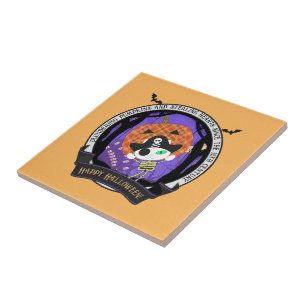 Carreau Pirate squelette chat Céramique