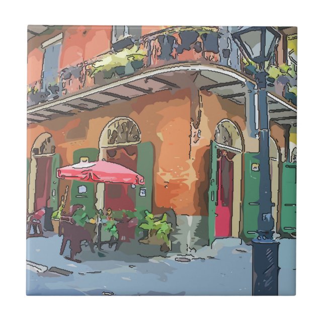 Carreau Pirates Alley Nouvelle-Orléans (Devant)