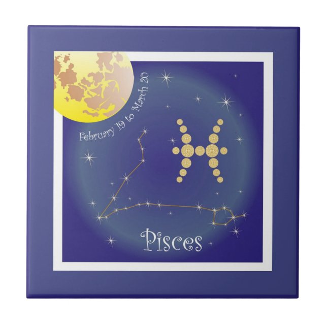Carreau Pisces Février 19 to March 20 (Devant)