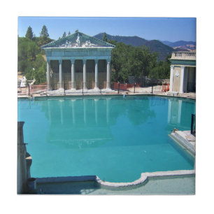 Carreau Piscine Neptune au Château de Hearst, San Simeon,