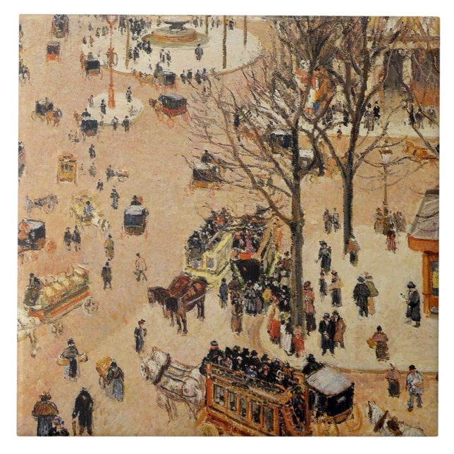 Carreau Pissarro - Place du Théâtre, Français (Devant)