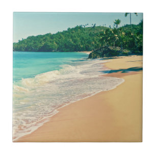 Carreau Plage paisible de l'île tropicale