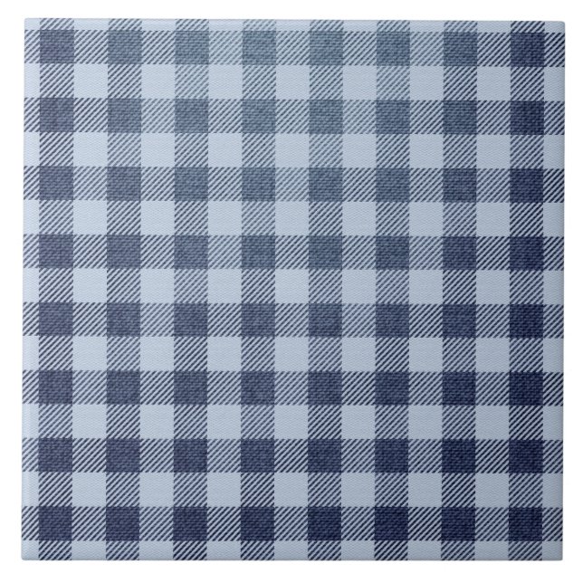 Carreau Plaid bleu (Devant)