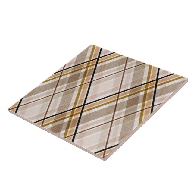 Carreau Plaid d'Oxford (Côté)