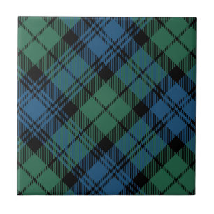 Carreau Plaid Green Rustic Farmhouse Campbell Tartan