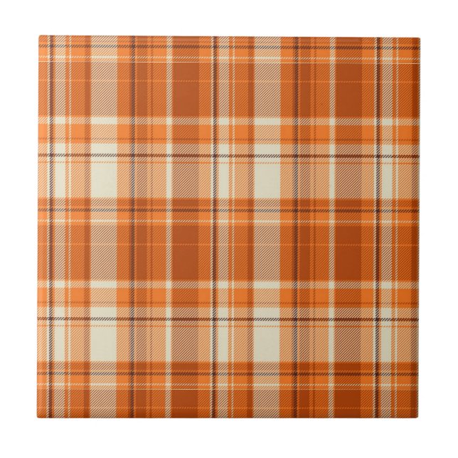 Carreau Plaid orange (Devant)