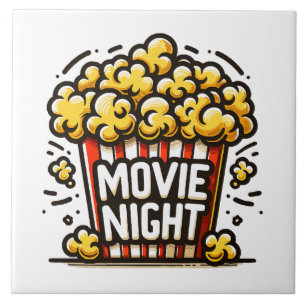 Carreau Plaisir de soirée cinéma Popcorn ludique