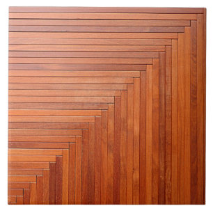 Carreau Planches en bois naturelles oranges brillantes