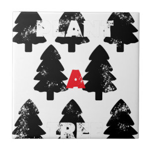 Carreau Plante Motif d'arbre