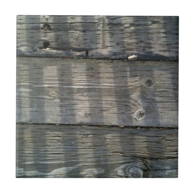 Carreau Plate-forme naturellement fraîche en bois de (Devant)