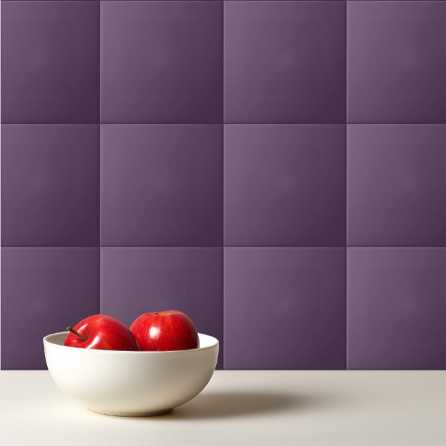 Carreau Plum solide foncé pourpre foncé (Créateur téléchargé)