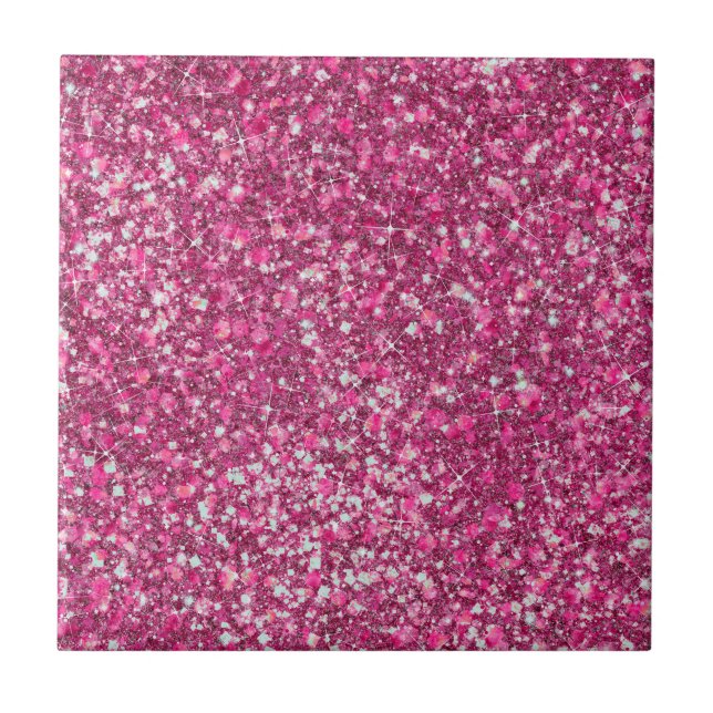 Carreau Plus Mellow Magenta Rose couleur Parties scintilla (Devant)