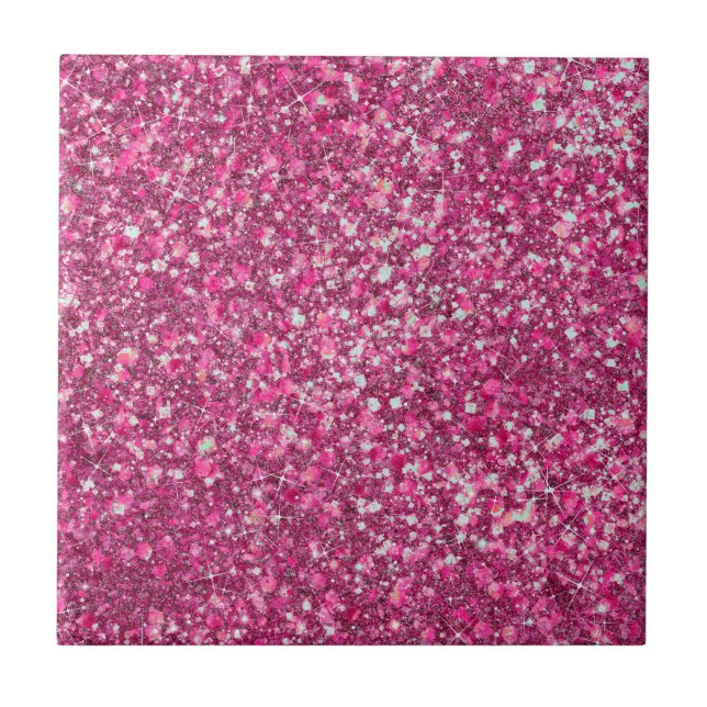 Carreau Plus Mellow Magenta Rose couleur Parties scintilla (Devant)