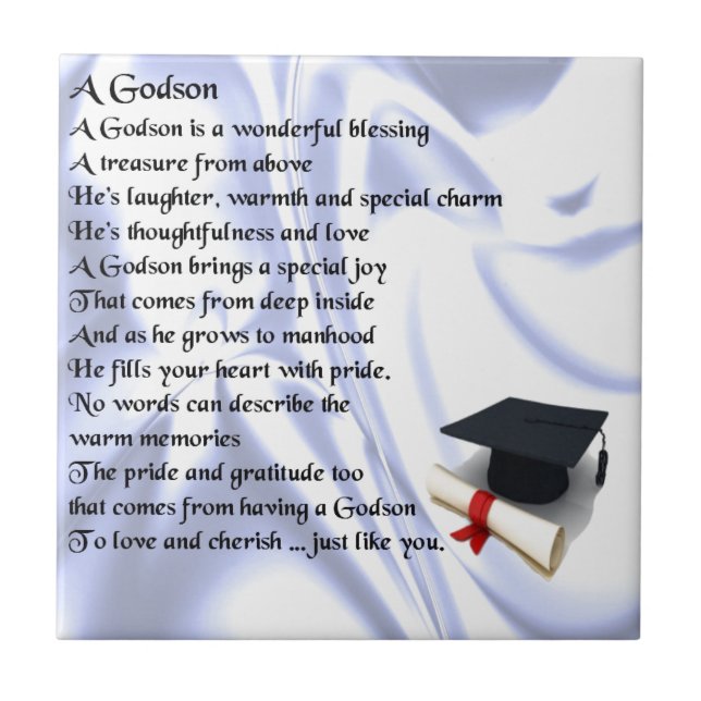 Carreau Poème de Godson - Conception des diplômes (Devant)