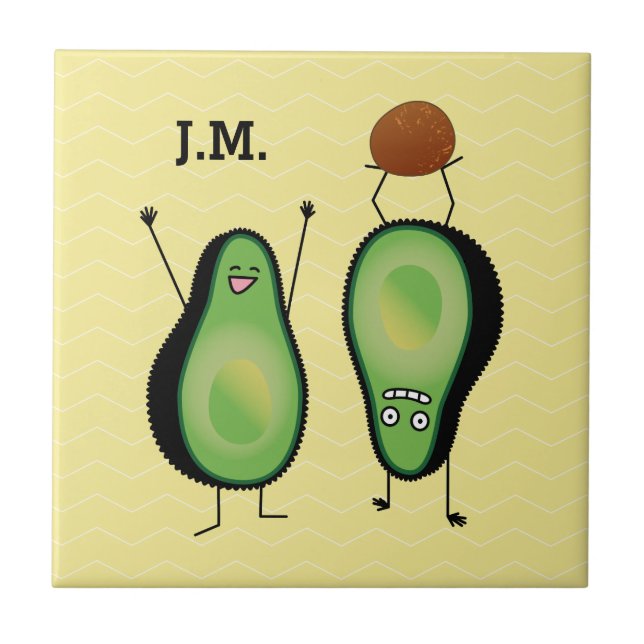 Carreau Poignée verte de stand d'applaudissements amusant  (Devant)