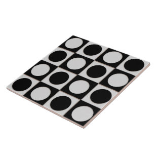 Carreau Points & Carrés / noir blanc + vos idées
