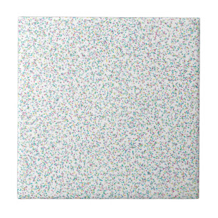 Carreau Points colorés à arc-en-ciel