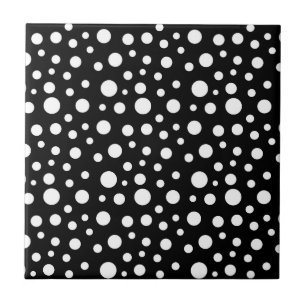 Carreau Points noirs et blancs