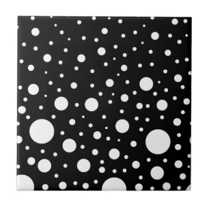 Carreau Points noirs et blancs