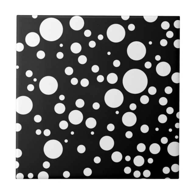 Carreau pois blancs noirs (Devant)