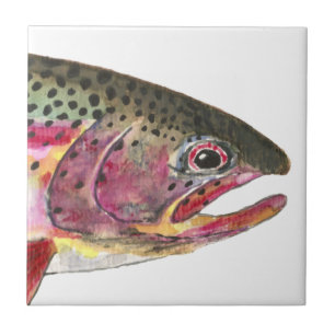 Carreau Poisson de truite arc-en-ciel