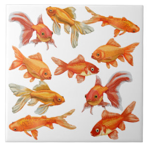 Carreau Poisson d'or