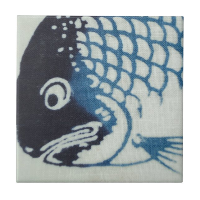 Carreau Poisson face - Poisson japonais (Devant)
