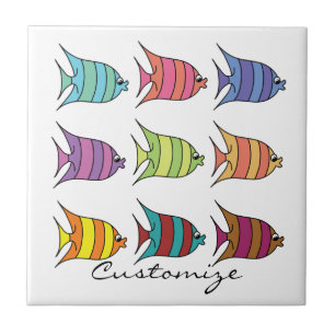Carreau Poisson tropical multicolore Thunder_Cove