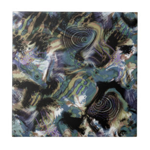 Carreau Poissons marbrés