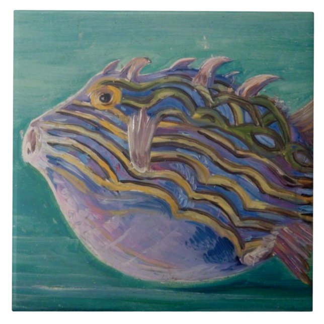 Carreau Poissons tropicaux exotiques (sous-marins) (Marian (Devant)