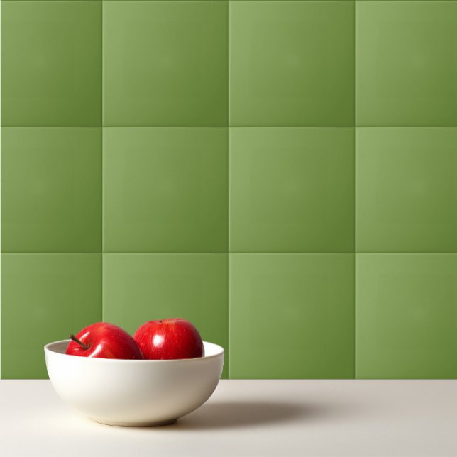 Carreau Poivre solide herbe vert rustique (Créateur téléchargé)