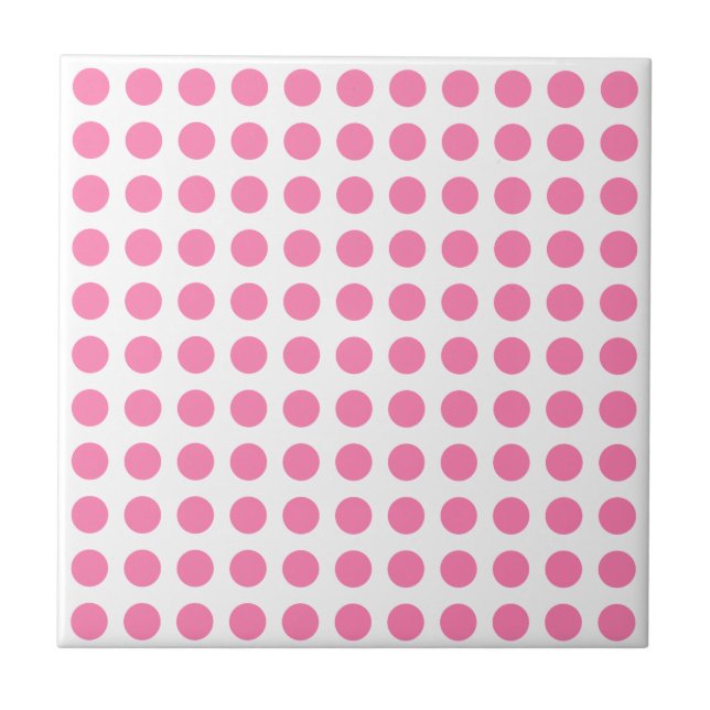 Carreau Pôle Rose Blanc Pointe Girl Carrelage en céramique (Devant)
