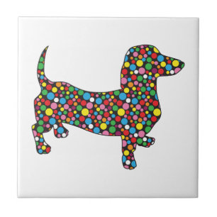 Carreau Polka Dot Dachshund