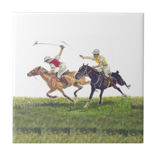 Carreau Polo Ponies (Devant)