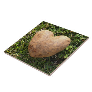 Carreau Pomme de terre en forme de coeur